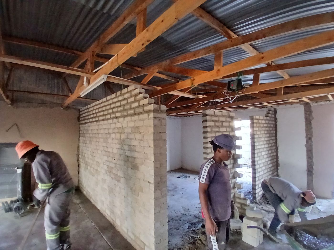 Room extension under construction by SJ Maintenance and Construction, photo 1