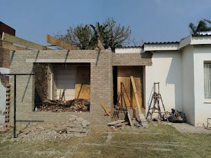 Room extension under construction by SJ Maintenance and Construction, photo 2
