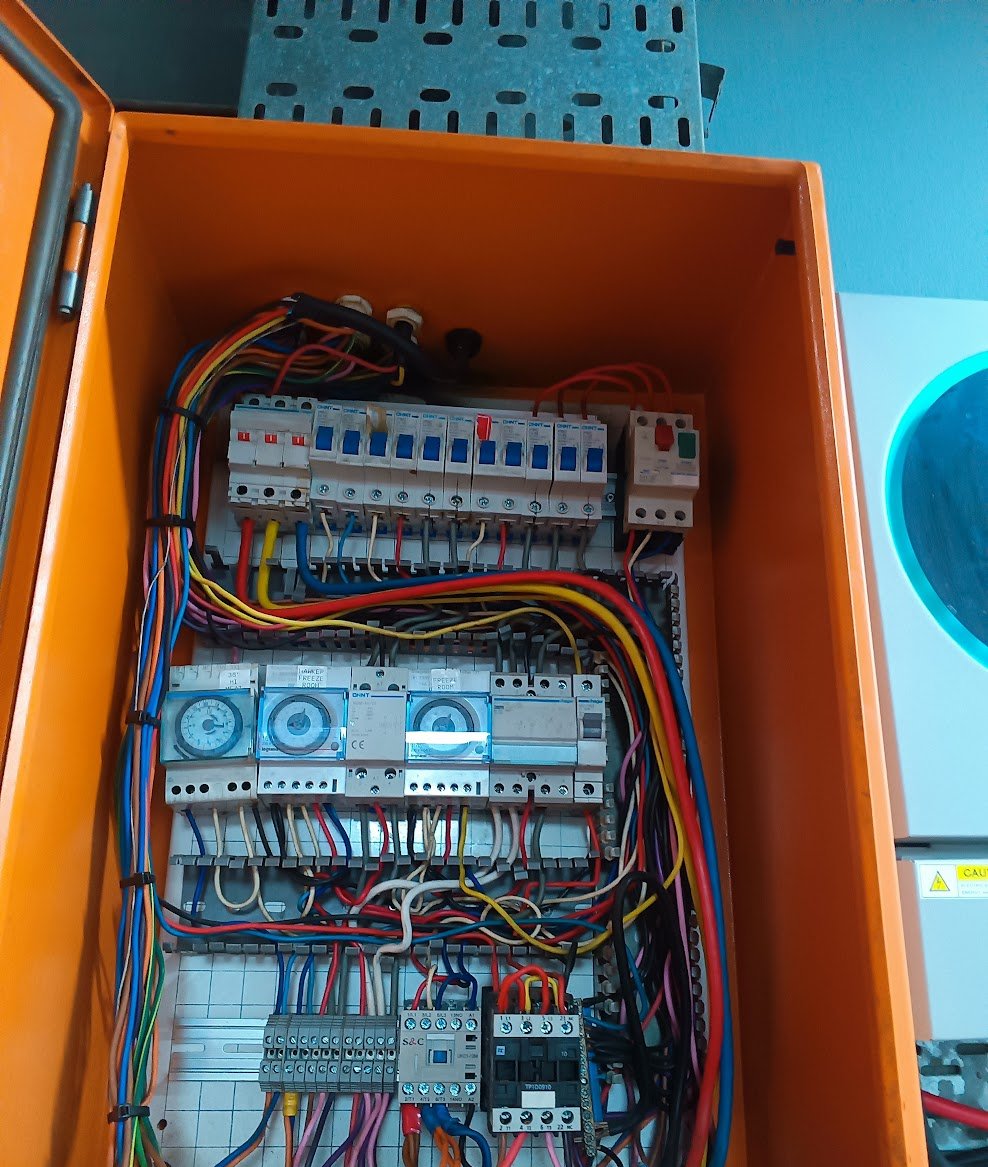 Electrical distribution board wiring by SJ Maintenance and Construction